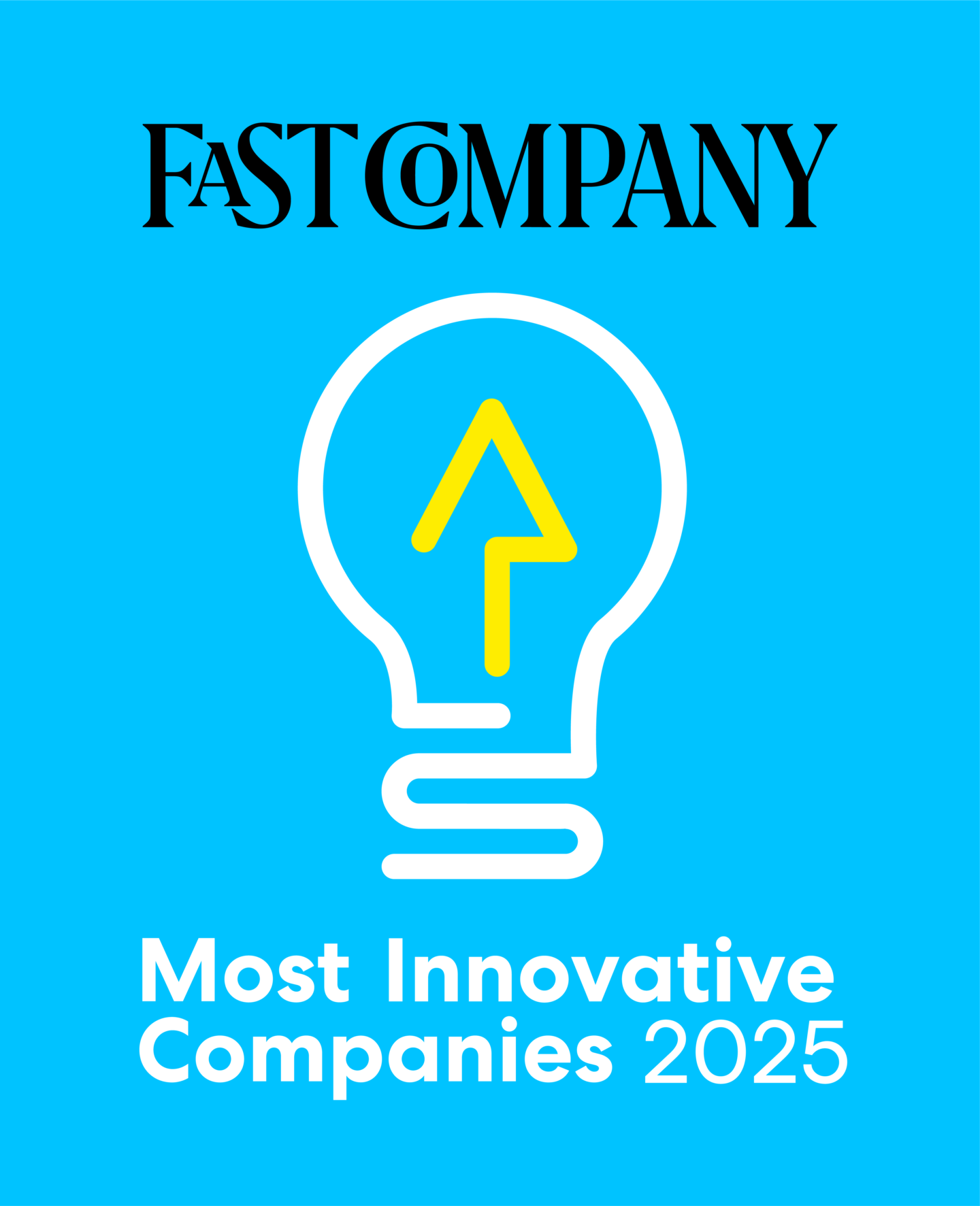 2025 Fast Company Most Innovative Companies Standard Logo